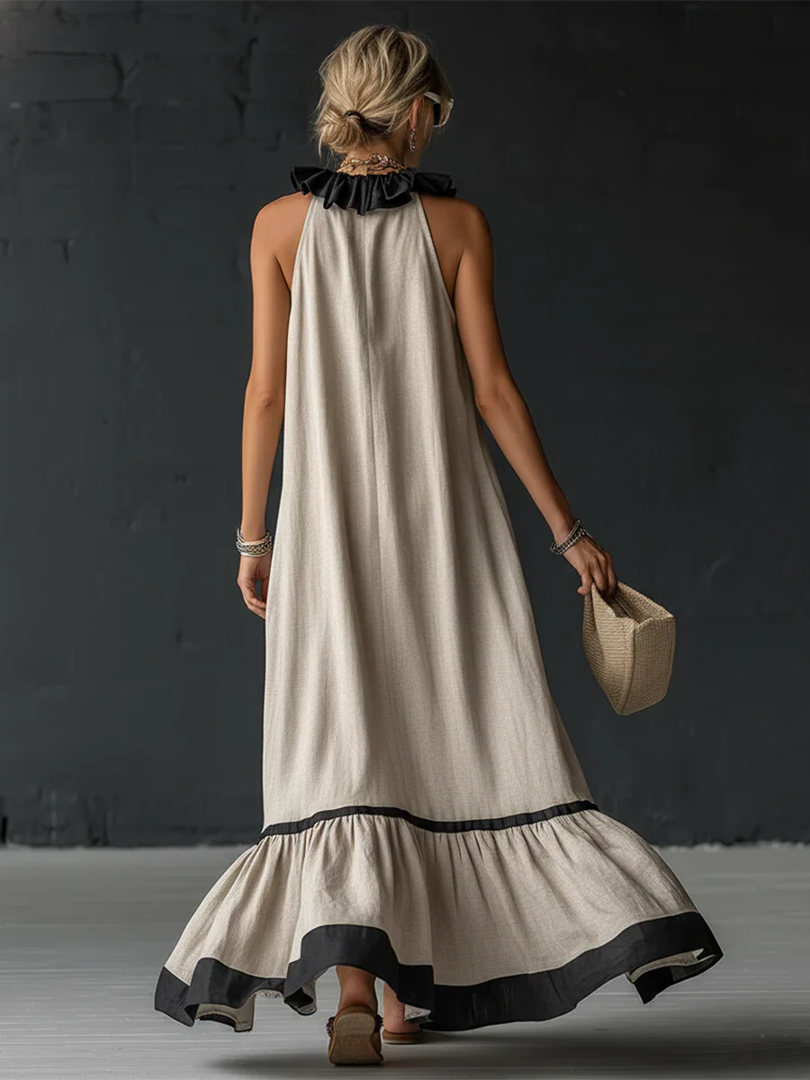 ÉLIDE | Vestido largo holgado