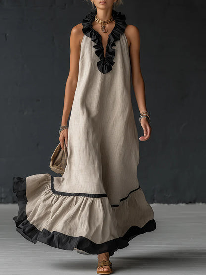 ÉLIDE | Vestido largo holgado