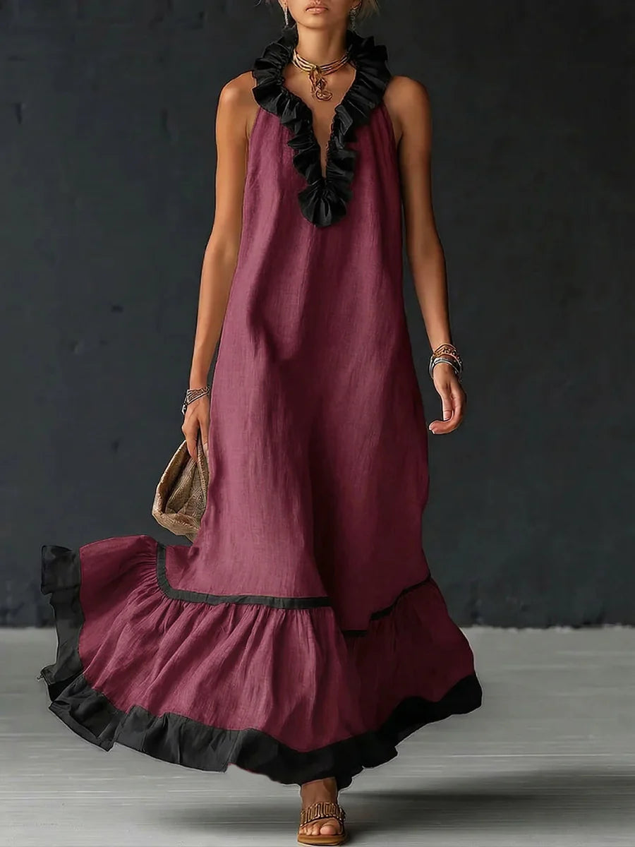 ÉLIDE | Vestido largo holgado