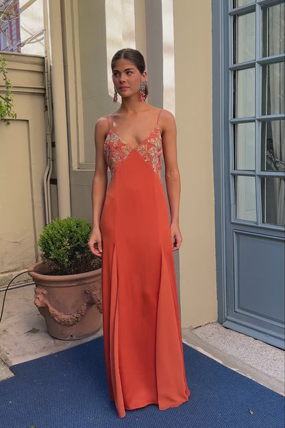 FLORENCE | Vestido Vintage con Espalda Descubierta