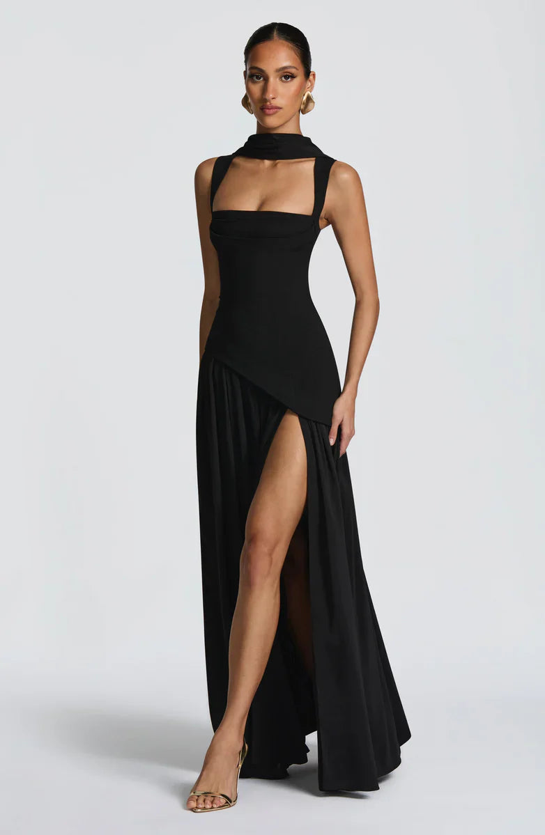 ZAFIRA | Vestido Maxi Largo Lacado