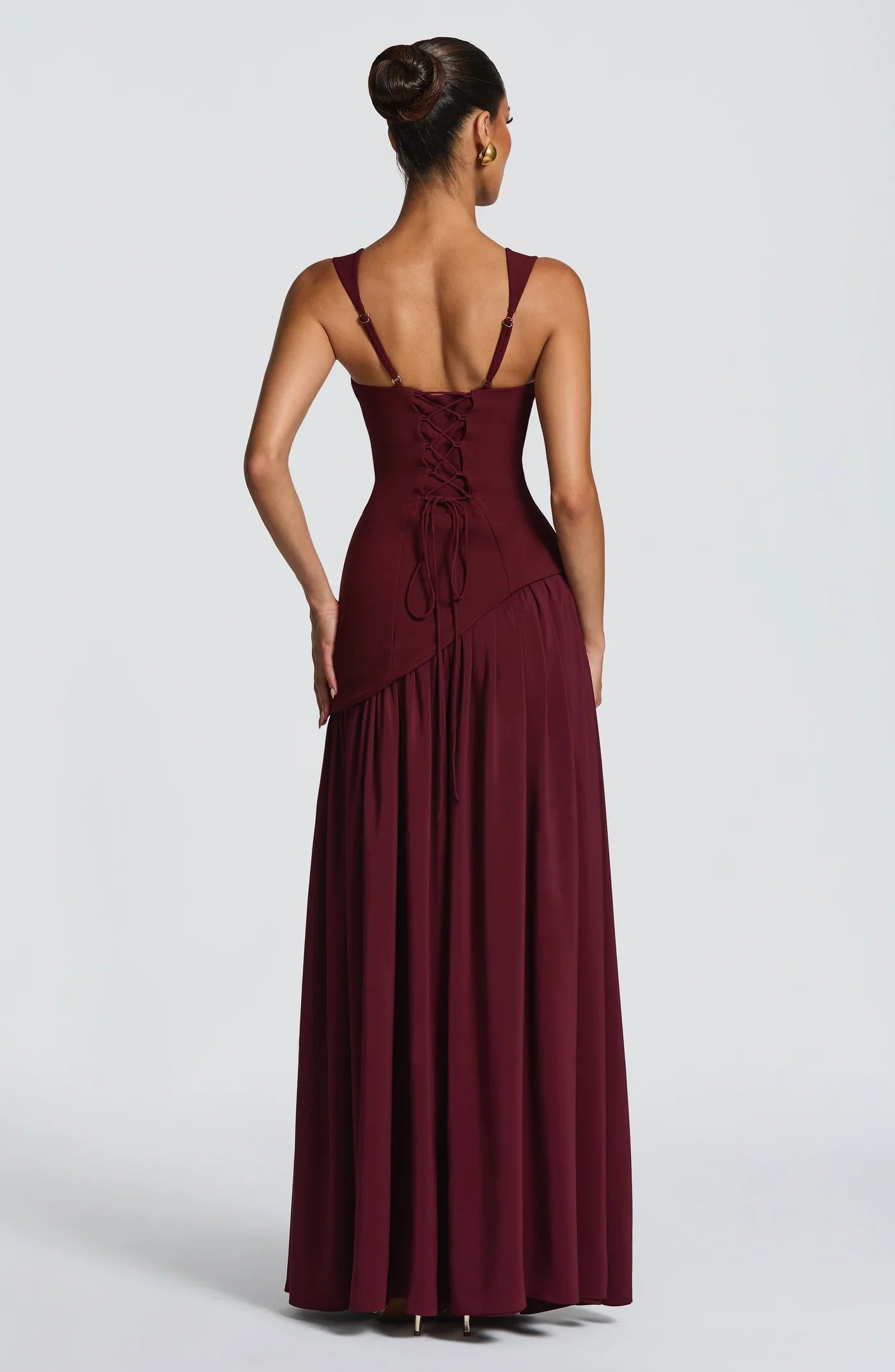 ZAFIRA | Vestido Maxi Largo Lacado