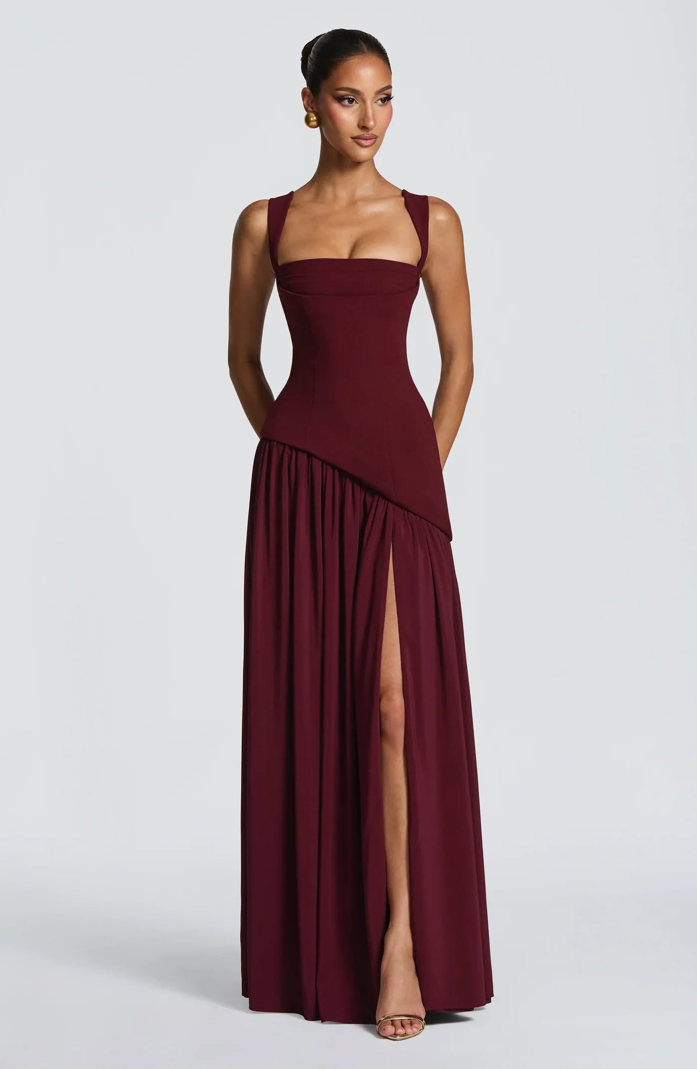 ZAFIRA | Vestido Maxi Largo Lacado